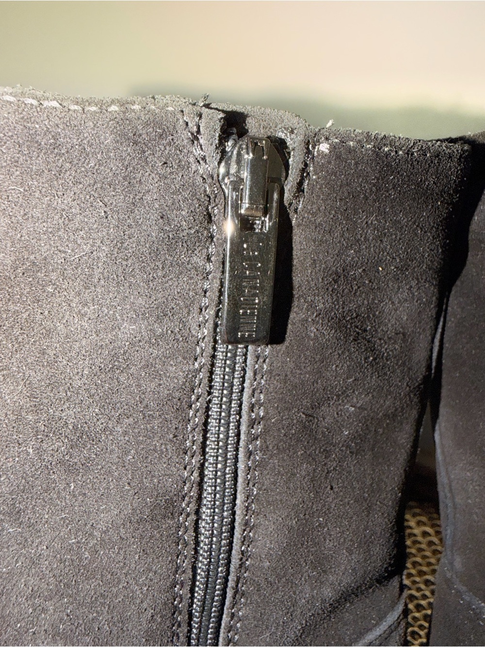 La Canadienne Carolina Waterproof Black Suede Lace-Up Mid Calf Boots Size 8 NWOT - Picture 5 of 9